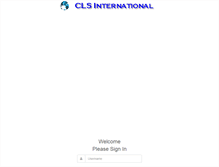 Tablet Screenshot of clsinternational.net